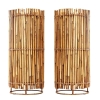 1970 Paire de lampes Bambou Roche Bobois | Biron |||||