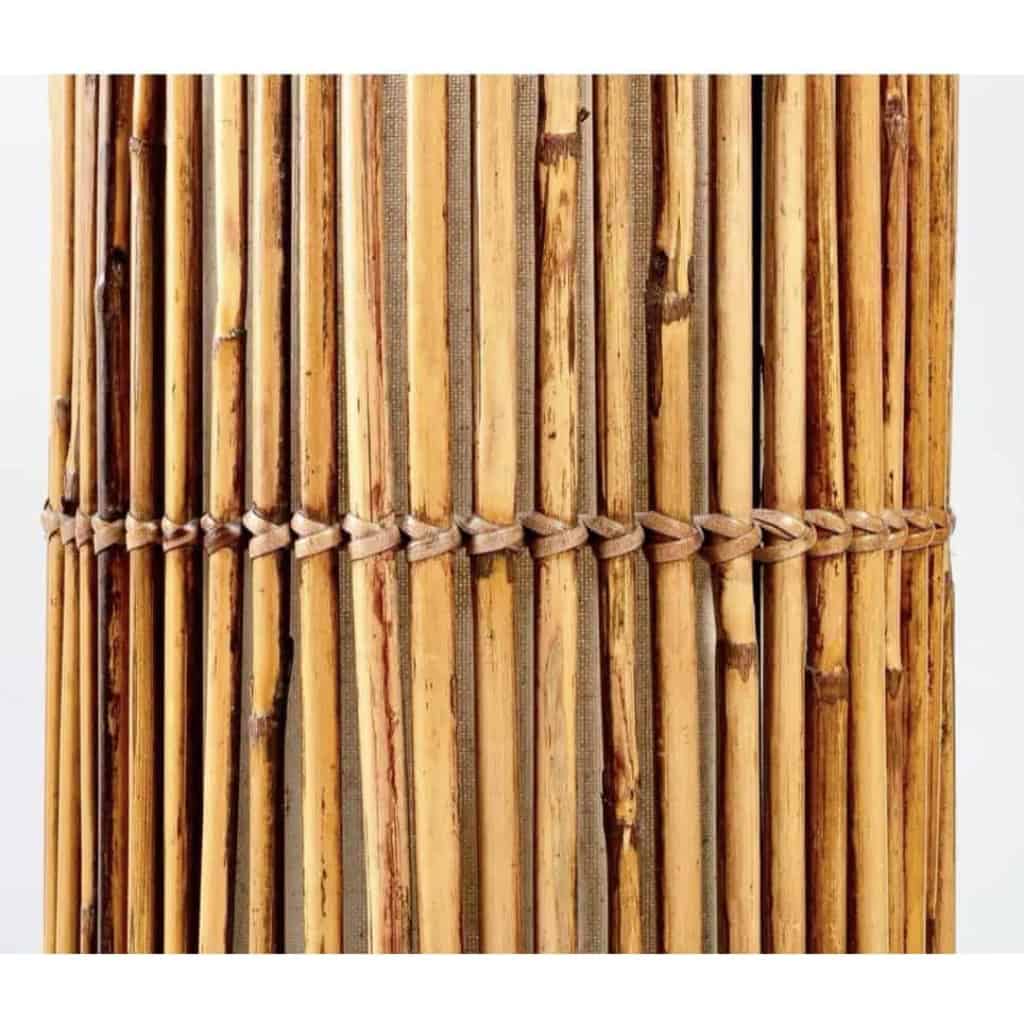 1970 Paire de lampes Bambou Roche Bobois | Biron 1970 Paire de lampes Bambou Roche Bobois