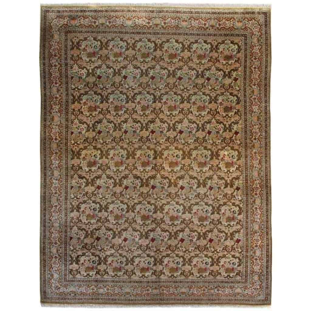 Grand Tapis Ghoum En Soie Qualité Extra Fin – Très Grande Dimension Vers 1960 XXème – Epoque Du | Biron |||||||