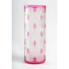 Baccarat, Vase Tube Aux Croix De Lorraine