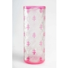 Baccarat, Vase Tube Aux Croix De Lorraine
