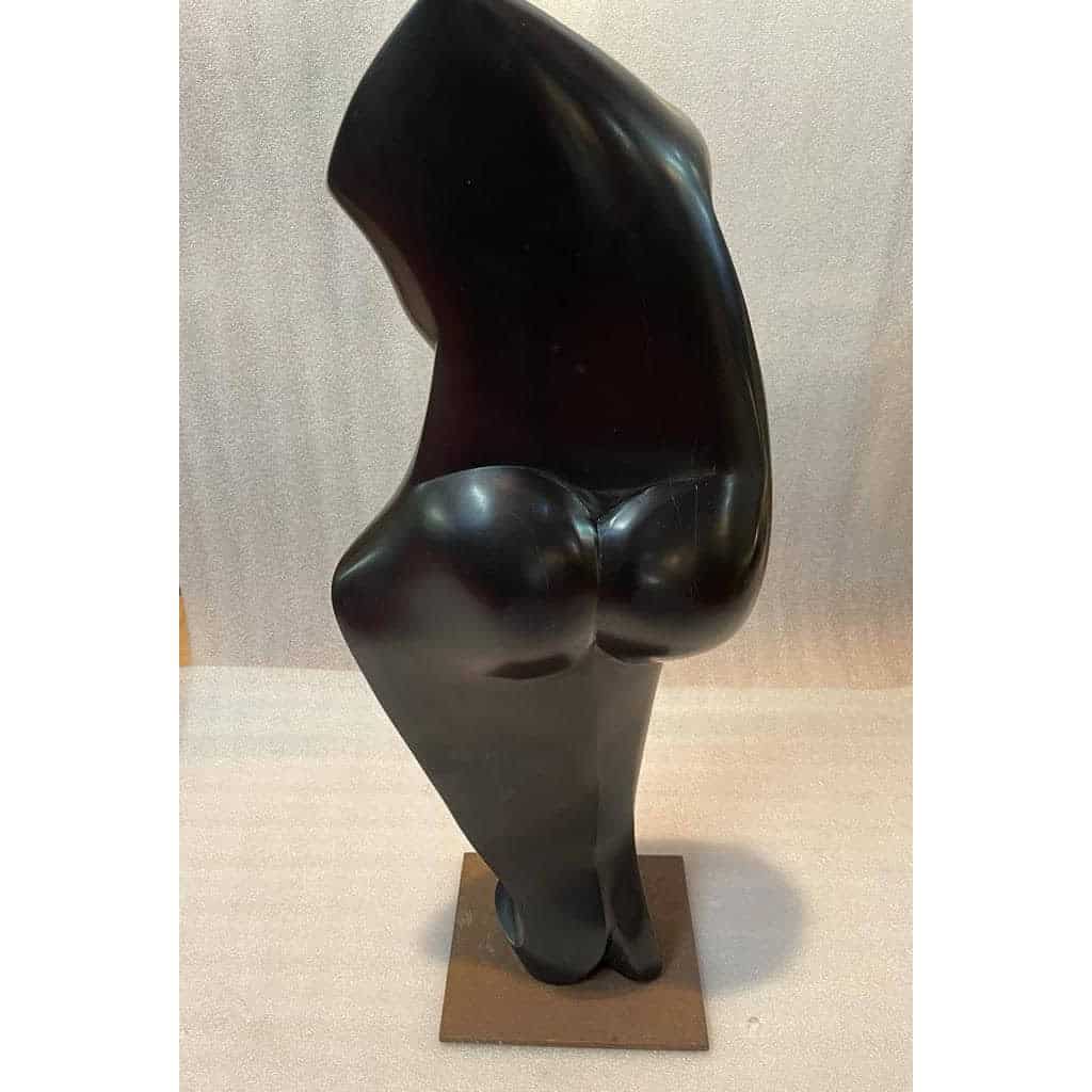 Bertrand Donnot 1990 Femme Marbre Noir | Biron Bertrand Donnot 1990 Femme Marbre Noir