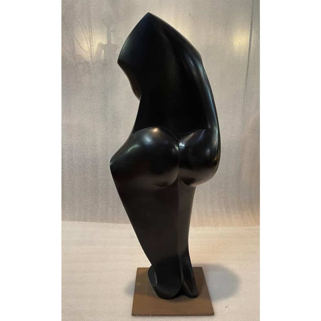 Bertrand Donnot 1990 Femme Marbre Noir | Biron Bertrand Donnot 1990 Femme Marbre Noir
