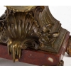 Pendule en bronze Griotte et régula avec sa clé du XIXème siècle | Biron Pendule en bronze Griotte et régula avec sa clé du XIXème siècle