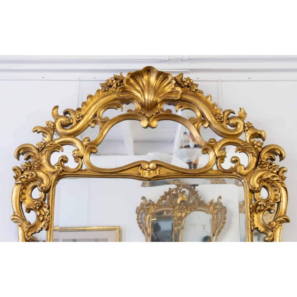 Grand miroir XIXème siècle | Biron Grand miroir XIXème siècle