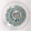 Vase "Méduse" verre blanc patiné bleu de René LALIQUE