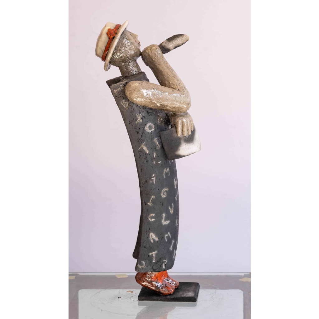 Sculpture raku par CLEM – le poète | Biron |||||