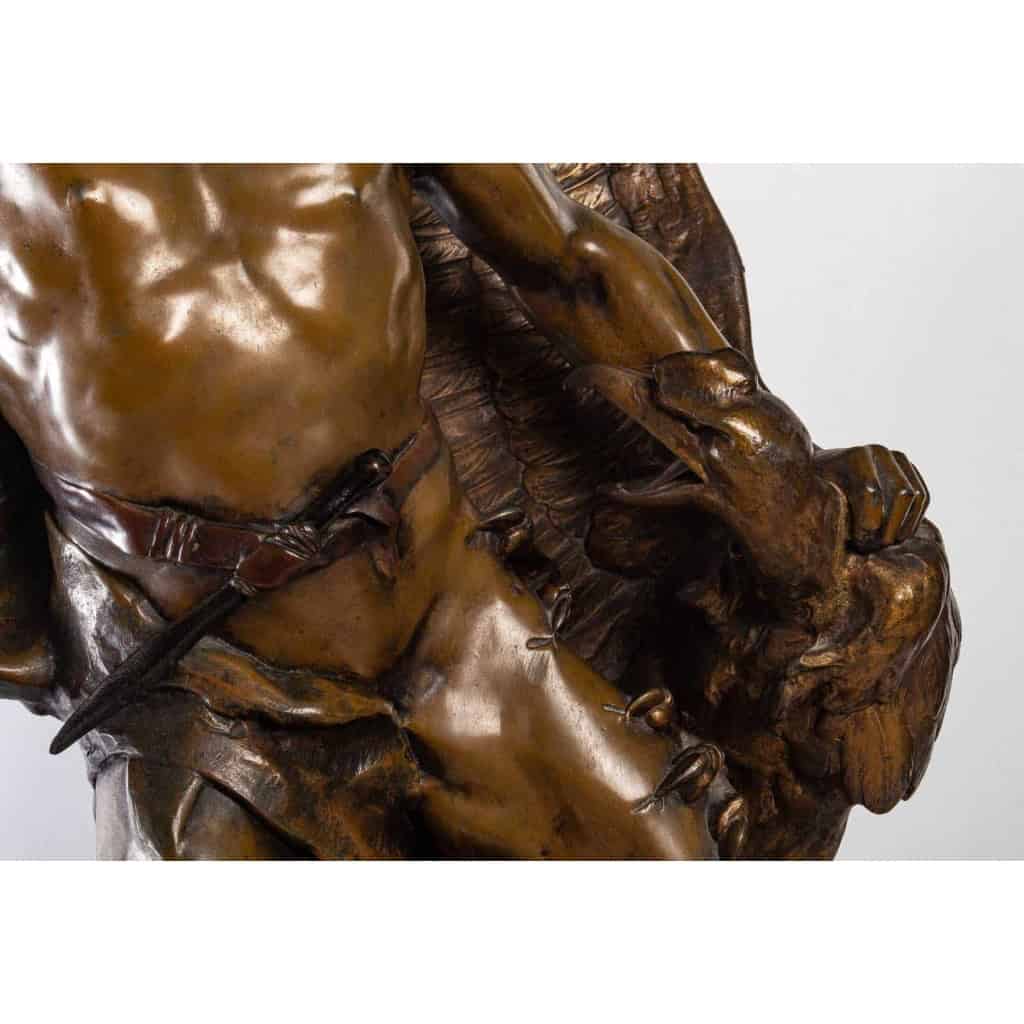 Pendule en régule d’Emile Picault, XXème siècle | Biron Pendule en régule d'Emile Picault, XXème siècle