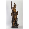 Pendule en régule d’Emile Picault, XXème siècle | Biron Pendule en régule d'Emile Picault, XXème siècle