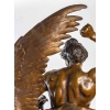 Pendule en régule d’Emile Picault, XXème siècle | Biron Pendule en régule d'Emile Picault, XXème siècle