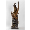 Pendule en régule d’Emile Picault, XXème siècle | Biron Pendule en régule d'Emile Picault, XXème siècle