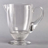 Service « Nippon » verre blanc 32 Pièces (30 Verres + 1 Broc + 1 Carafe) de René LALIQUE | Biron Service "Nippon" verre blanc 32 Pièces (30 Verres + 1 Broc + 1 Carafe) de René LALIQUE