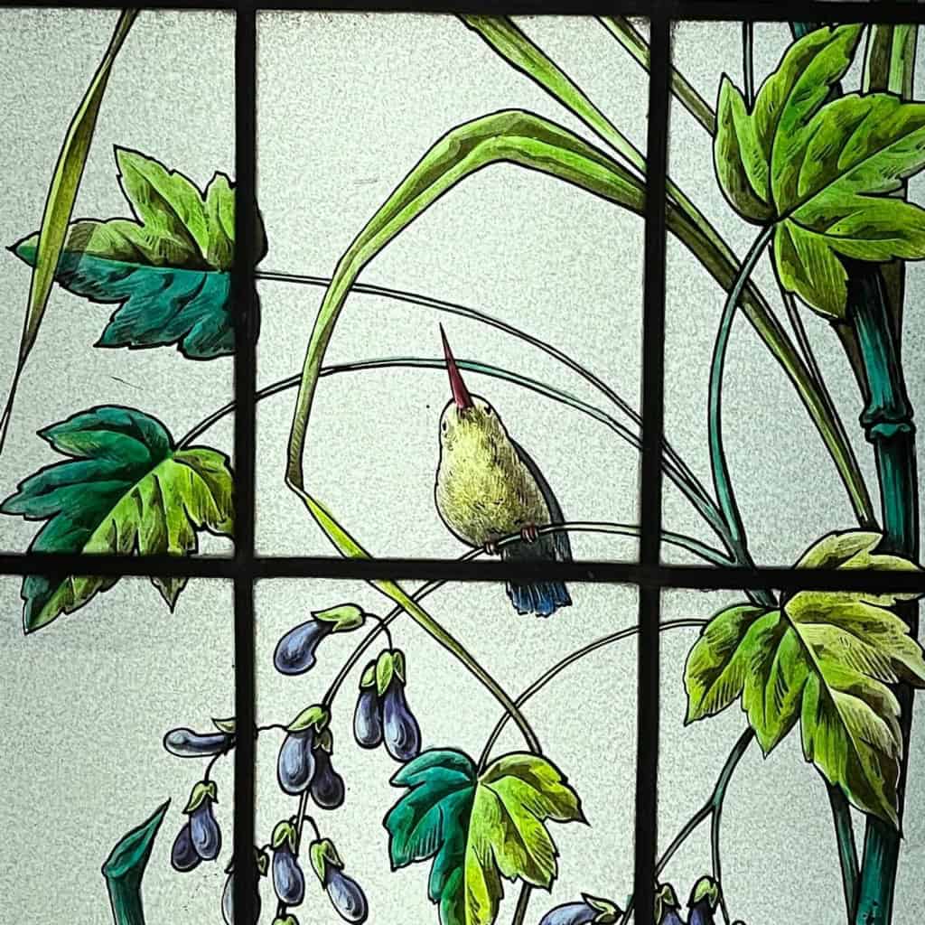 Vitrail aux oiseaux | Biron Vitrail aux oiseaux