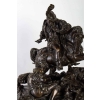 Garniture de cheminée et ses deux sujets, XIX ème siècle | Biron Garniture de cheminée et ses deux sujets, XIX ème siècle