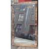 1950/70′ Miroir Rectangulaire de Venise Couleur Cuivrée avec Cabochons Carrés 83 X 143 cm 9