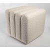 Pouf Sidney bouclé crème | Biron Pouf Sidney bouclé crème