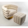Pouf Sidney bouclé crème | Biron Pouf Sidney bouclé crème