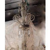 1880/1900 Lustre Baccarat 8 Bras Avec Photophores et 4 Avec Tulipes H 120 x D 80 cm