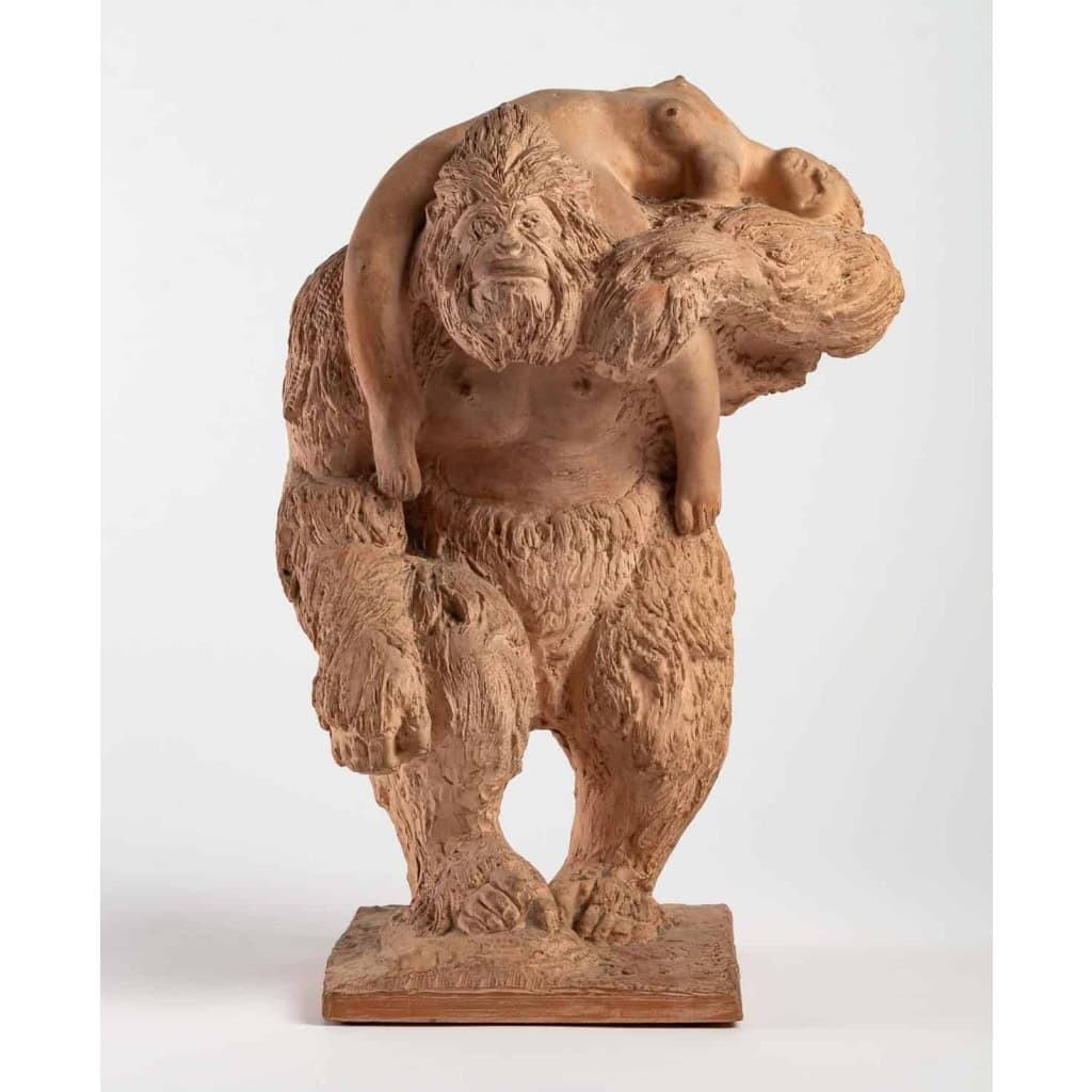 Honoré Sausse (1891 – 1936) : Yeti portant sa captive. | Biron |||||||||