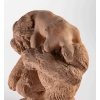 Honoré Sausse (1891 – 1936) : Yeti portant sa captive. | Biron Honoré Sausse (1891 - 1936) : Yeti portant sa captive.