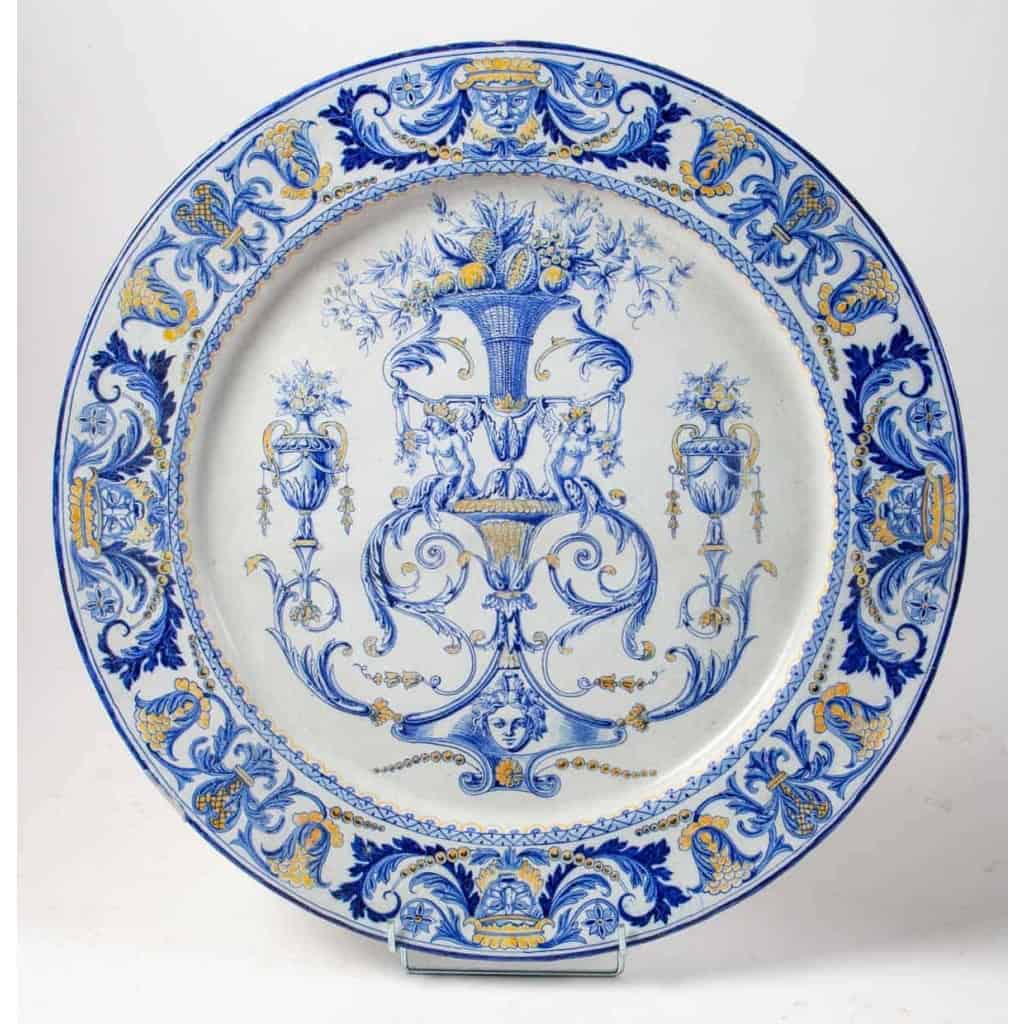 Paire de plats décoratifs, XVIIIème siècle | Biron Paire de plats décoratifs, XVIIIème siècle