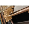 1880′ Miroir à Fronton style Louis XIV à Parecloses Doré à l’Or 169 x127 cm | Biron 1880′ Miroir à Fronton style Louis XIV à Parecloses Doré à l’Or 169 x127 cm
