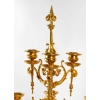 Paire de candélabre Napoléon III, bronze doré | Biron Paire de candélabre Napoléon III, bronze doré