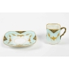 12 tasses au coffret Limoges, 1880