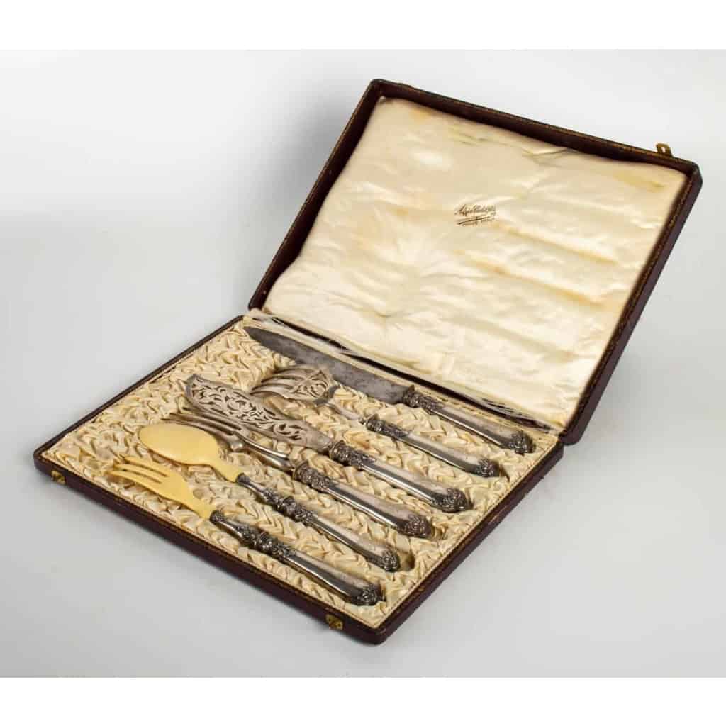 Coffret Ménagère en argent, XXème siècle | Biron ||||||||