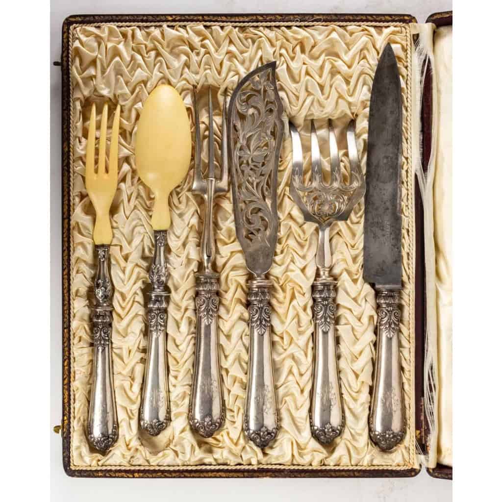 Coffret Ménagère en argent, XXème siècle | Biron Coffret Ménagère en argent, XXème siècle
