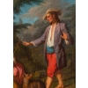 Huile sur toile du XVIIIème siècle | Biron Huile sur toile du XVIIIème siècle