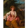Huile sur toile du XVIIIème siècle | Biron Huile sur toile du XVIIIème siècle