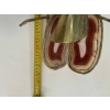 1970’Applique Eclairante A la Cigale en Bronze Doré et Agates Style Duval Brasseur Ou Isabelle Faure 22 X 48 cm | Biron 1970’Applique Eclairante A la Cigale en Bronze Doré et Agates Style Duval Brasseur Ou Isabelle Faure 22 X 48 cm