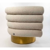 Fauteuil Sidney bouclé crème