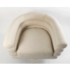 Fauteuil Sidney bouclé crème