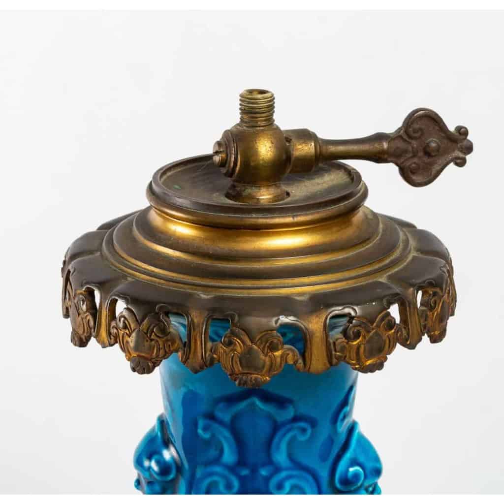 Lampe de la manufacture nationale de Sèvres et Charles Ficquenet