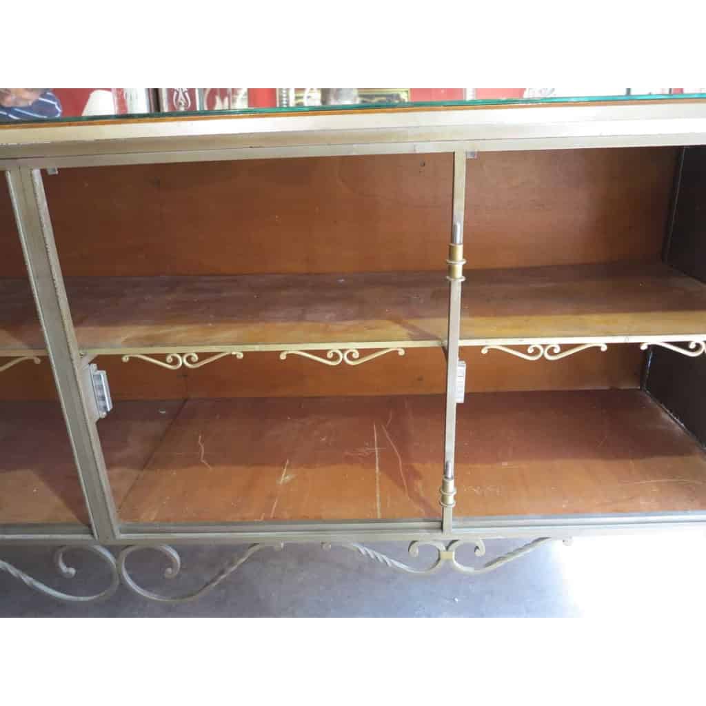 1950′ Buffet Fer Forgé et Miroirs