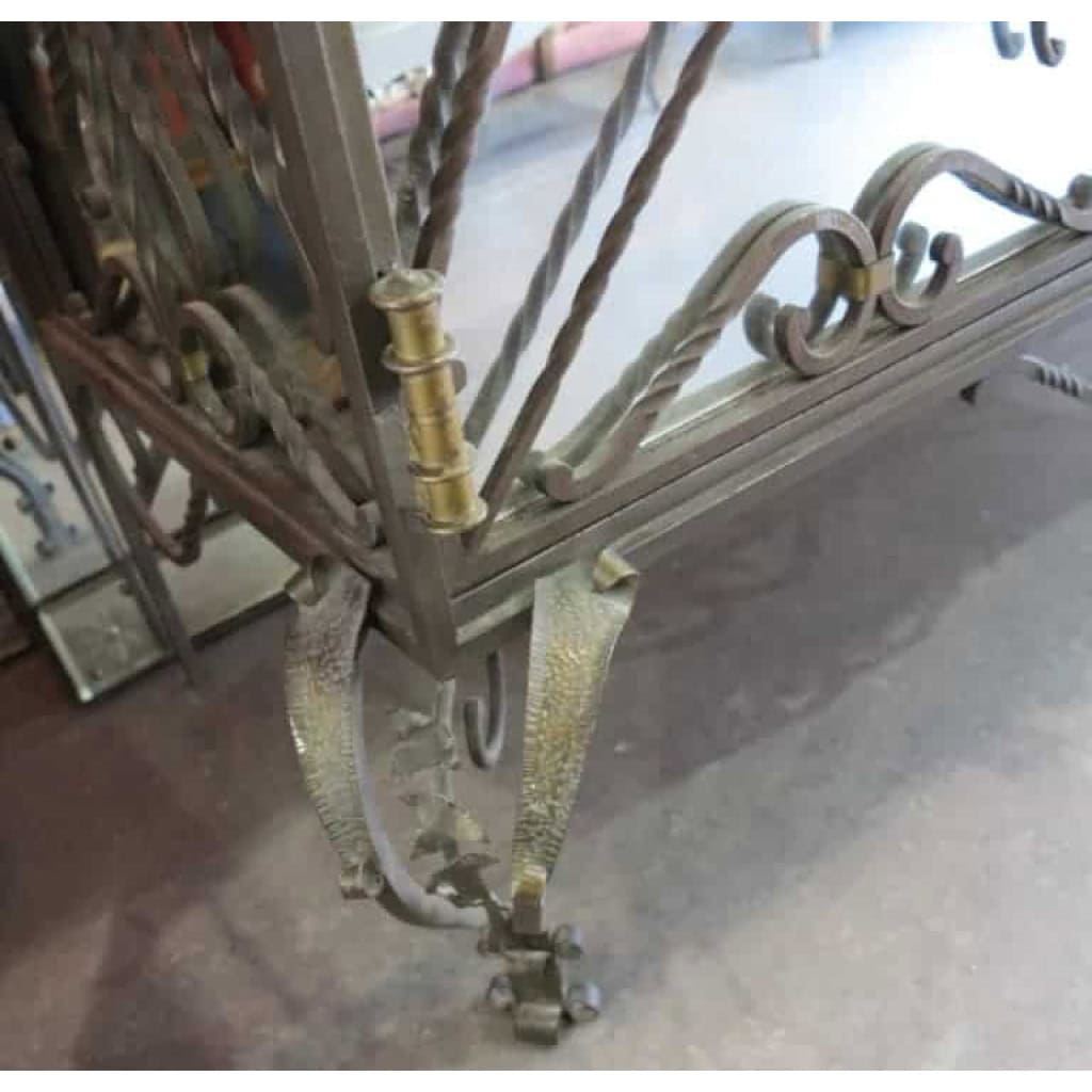 1950′ Buffet Fer Forgé et Miroirs