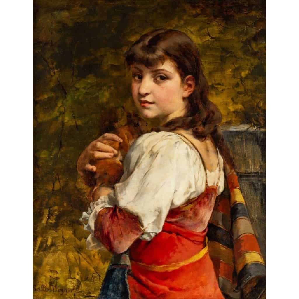 Huile sur toile , XIXème siècle, Napoléon III | Biron Huile sur toile , XIXème siècle, Napoléon III