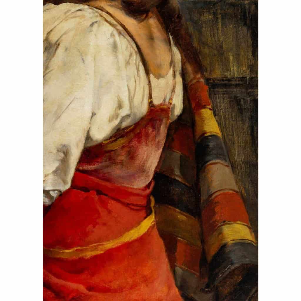 Huile sur toile , XIXème siècle, Napoléon III | Biron Huile sur toile , XIXème siècle, Napoléon III