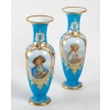 Paire de vases en opaline, XIXème siècle | Biron Paire de vases en opaline, XIXème siècle