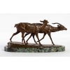 Sculpture en bronze, couple d’antilopes, Signé Irenée Rochard | Biron |||||||