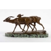 Sculpture en bronze, couple d’antilopes, Signé Irenée Rochard | Biron Sculpture en bronze, couple d'antilopes, Signé Irenée Rochard