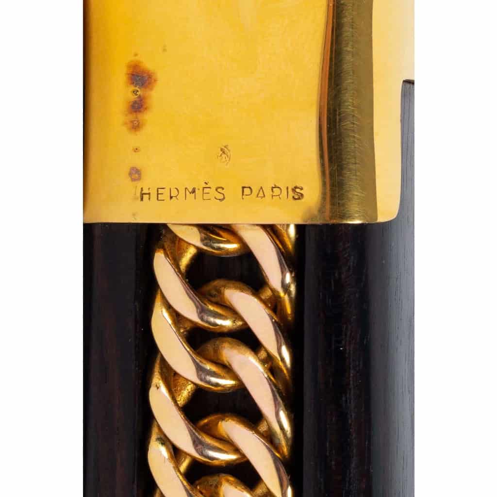 Loupe de chez Hermès en métal doré | Biron Loupe de chez Hermès en métal doré