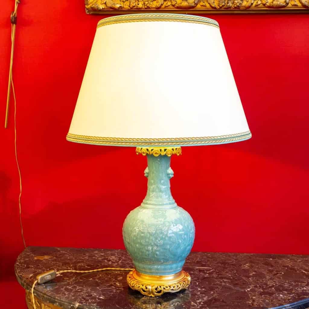 Paire de lampes Céladon, Manufacture de Sèvres