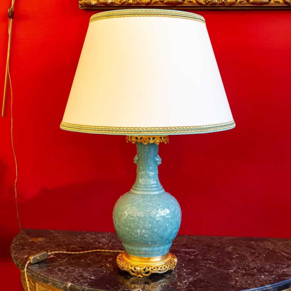 Paire de lampes Céladon, Manufacture de Sèvres