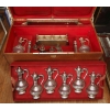 Orfèvre BOIN TABURET – Garniture de table en argent massif vermeil XIXe vers 1860 | Biron |||||||