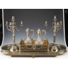 Orfèvre BOIN TABURET – Garniture de table en argent massif vermeil XIXe vers 1860 | Biron Orfèvre BOIN TABURET – Garniture de table en argent massif vermeil XIXe vers 1860