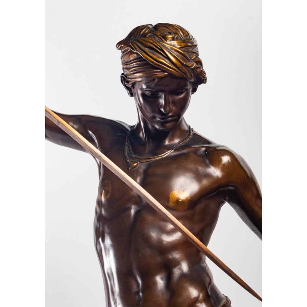 Antonin Mercié (1845 – 1916) : David. | Biron Antonin Mercié (1845 - 1916) : David.