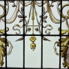 Vitrail vitraux aux mascarons | Biron Vitrail vitraux aux mascarons